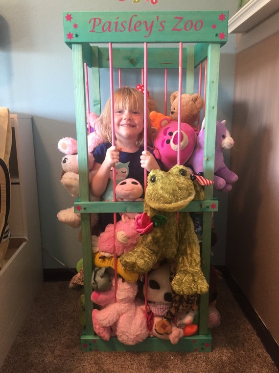 stuffed toy cage