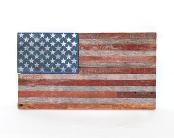 Wood American Flag Wall Art wood american flag | etsy Wood American Flag Wall Art wood american flag | etsy