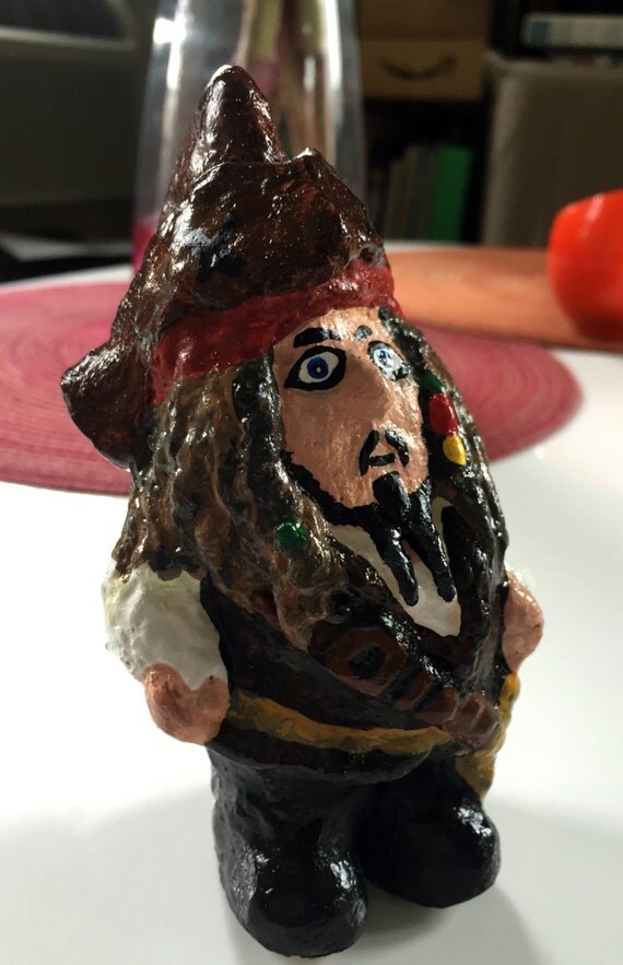 Captain Jack Sparrow parody figure pirate Garden gnome 6