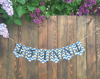 BABY NAME BANNER Baby Shower Banner New Baby Banner Shower Banner Rustic Nursery Photo Prop Name Banner Baby Nursery Banner Newborn Bunting