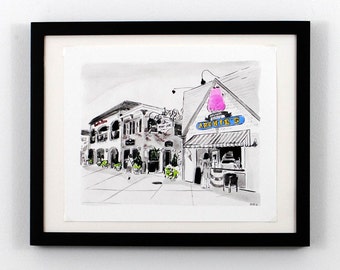 Rehoboth Beach DE Art - Penny Lane Print