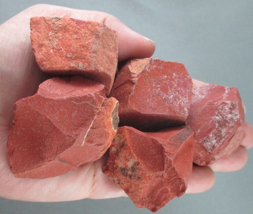 red jasper stone raw
