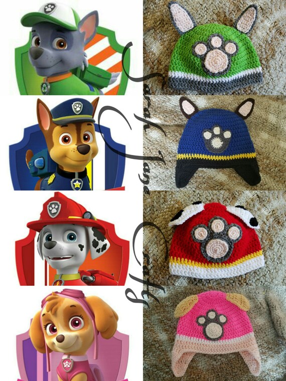 Items similar to Paw Patrol Hats on Etsy