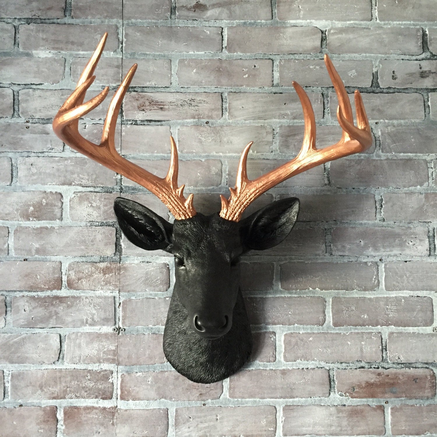 ANY COLOR Large Deer Head Wall Mount Faux Taxidermy Fake   Il Fullxfull.1002349625 Khr4 