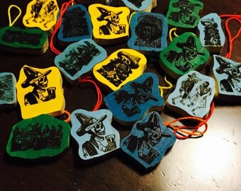 20 Day of the Dead Christmas Tree Ornaments Posada Art Laser-engraved!