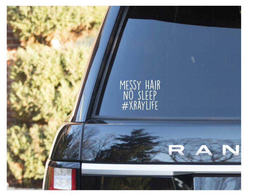 Xray tech decal CT car decal Radiology decal xray car