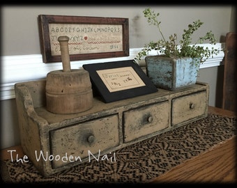 WN170 New England 3 drawer Cubby Pattern