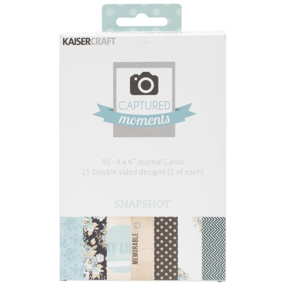 Snapshot Captured Moments 4x6 Journal Cards by InkyHotMess on Etsy