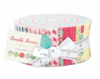 Bumble Berries Jelly Roll from Moda by the roll
