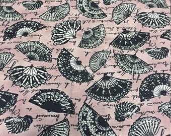 Lady Claire Pink Fans from Blank Quilting by the yard