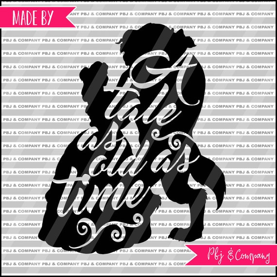 Download Belle and Beast SVG, Princess SVG, Quote DIY Cutting File ...