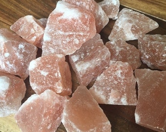 Pink Himalayan Salt Rock - Himalayan salt rock - pink salt crystal - salt lamp - himalayan salt - healing crystals and stones