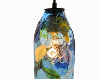 Glass Pendant Light - Riforma Shard Upcycled Glass