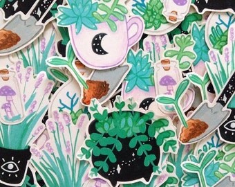Garden Witch Sticker Pack