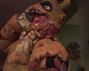 springtrap cosplay head FNAF