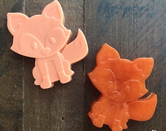 120 Fox Soaps {60 Soap Favors} Woodland Baby Shower, Baby Shower Favors, Soap Favors