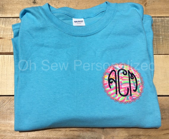 lilly pulitzer monogram shirt