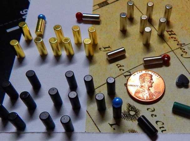 Magnetic Map Pins. Map Magnets. Set of 30