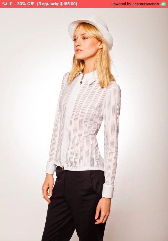 30% Sale White Collar Shirt White Collar White by BRANTattire