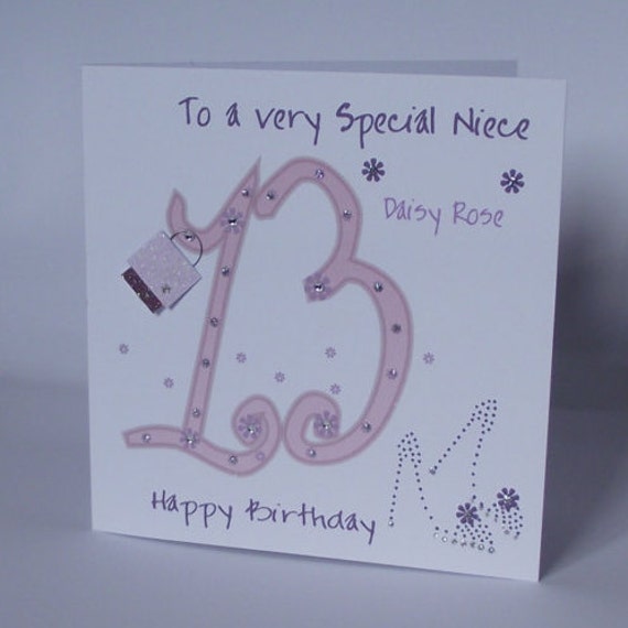 Unique 20 Card Niece 13Th Birthday