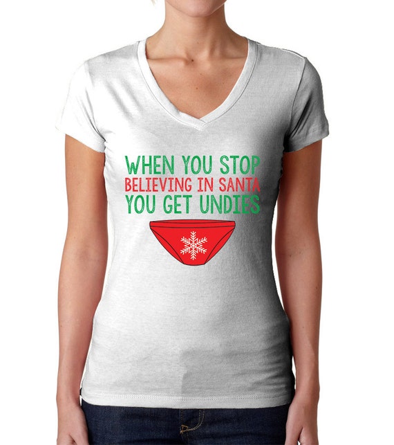 Women's Christmas Shirt Funny Christmas TShirt Ugly by Umbuh