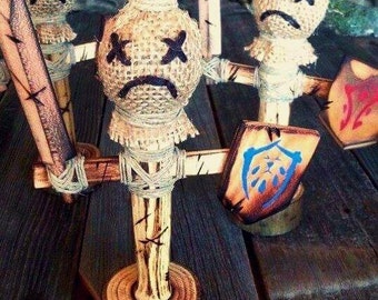 World of Warcraft inspired Training Dummy ornament