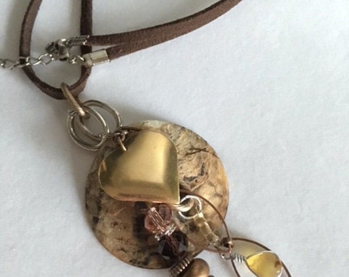 Amber SeaShell Necklace