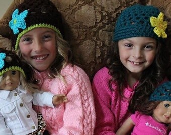 Matching American Girl Doll Hats, Dolly and Me Matching Hats, American Girl Doll Hats