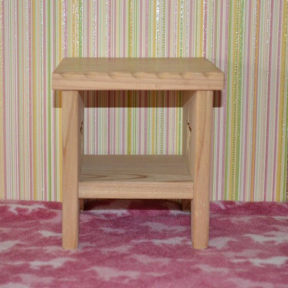 18 doll night stand bedside table accent table for dolls