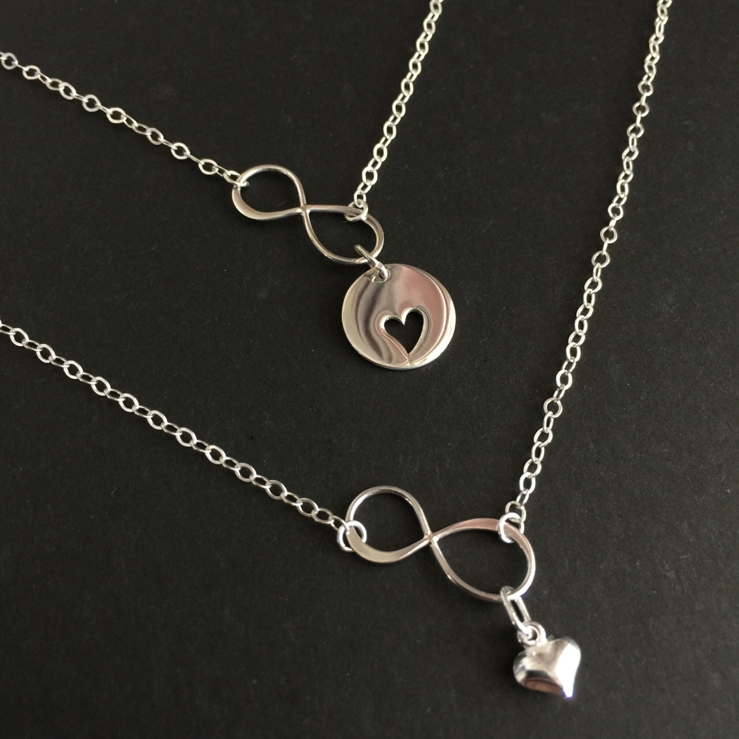 Mother Daughter Necklace Infinity Necklace Mother's