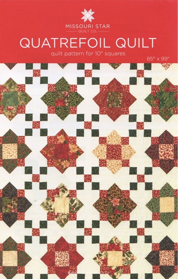 MSQC Quatrefoil Quilt Quilt Pattern For 10 Squares