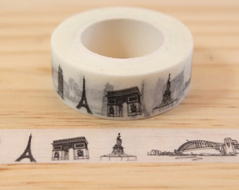 Masking tape Paris, France, Washi tape, adhesive tape, decorative tape, scrapbooking