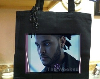 The Weeknd Tote, Music Artist The Weeknd Bag, Music Artist Abel Tesfaye, One of a Kind Tote, Original Design