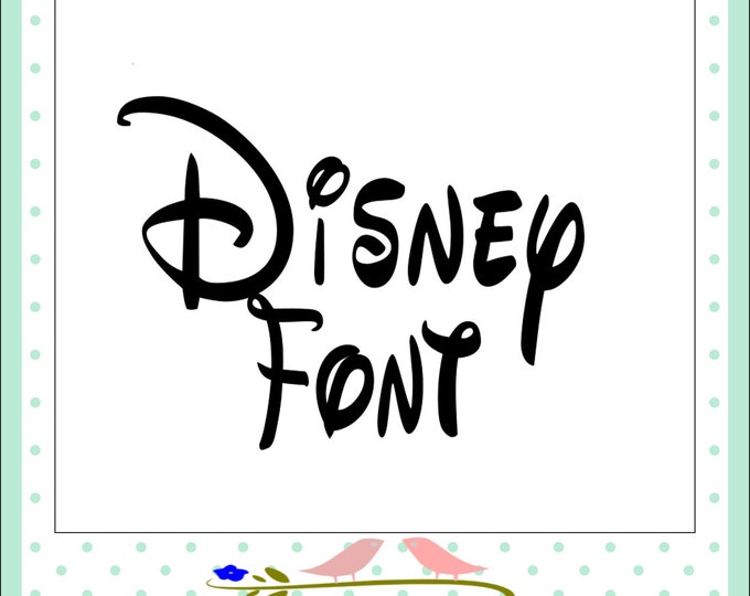 Free Free 83 Disney Svg Font SVG PNG EPS DXF File