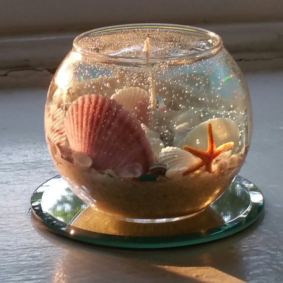 Beautiful Beach Walk Scented 16 OZ Gel Candles Free