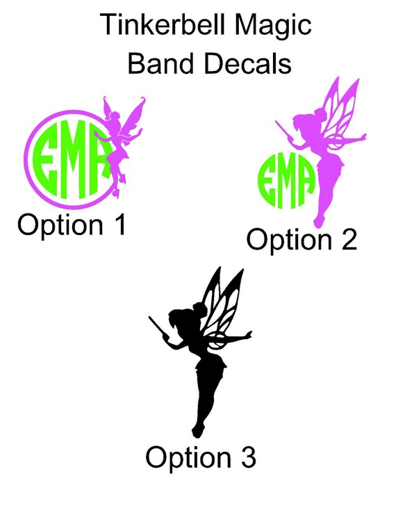 Magic Band Decal Tinkerbell by Ashetounding on Etsy
