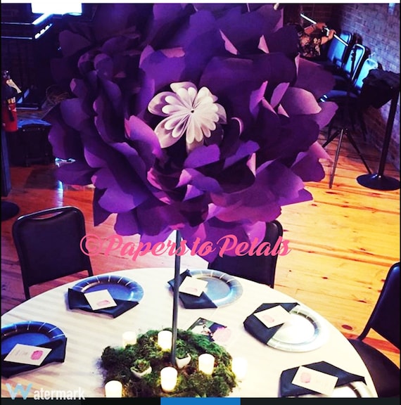 Paper flower centerpieces 36 inch inch paper by PaperstoPetals