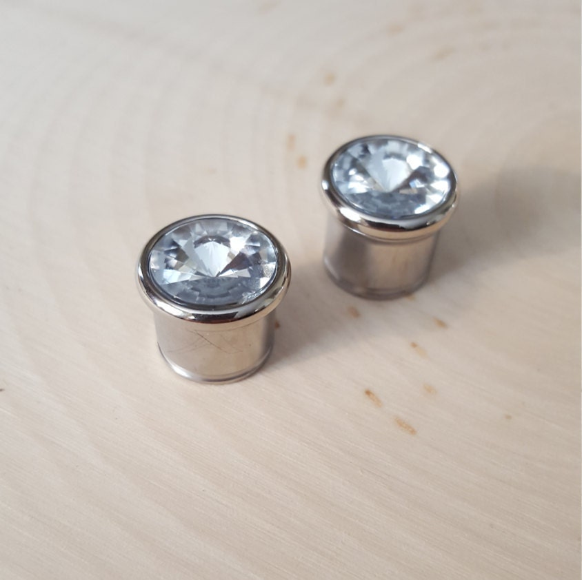 Diamond Plugs Gauges 00g 7/16 1/2 5/8 3/4