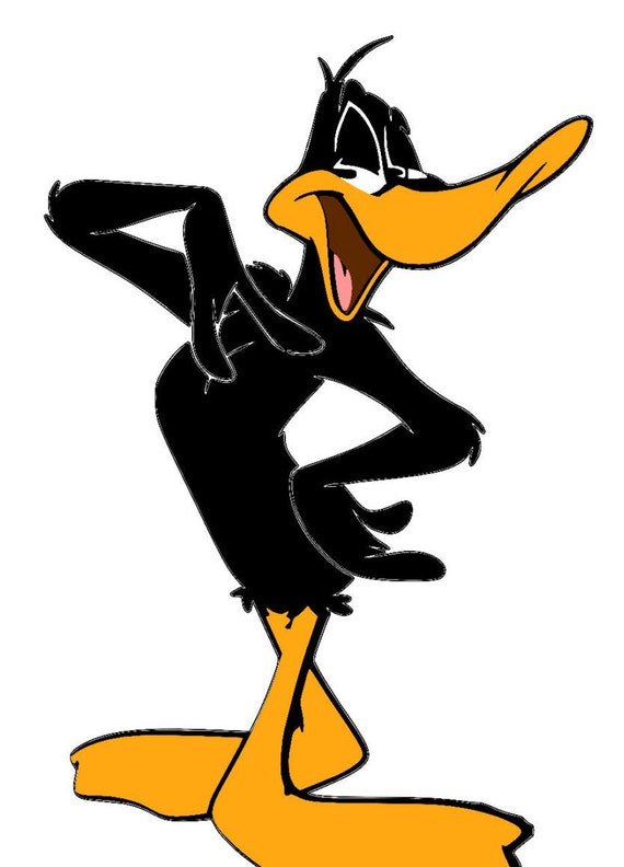 Items similar to Daffy Duck Instant Download, SVG, clipart, clip art ...