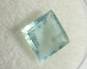 Natural Aquamarine faceted - Oval - Beryl - 9x9x4- 4.55 cts!!!