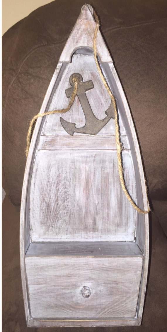 Small Wooden Boat Shelf