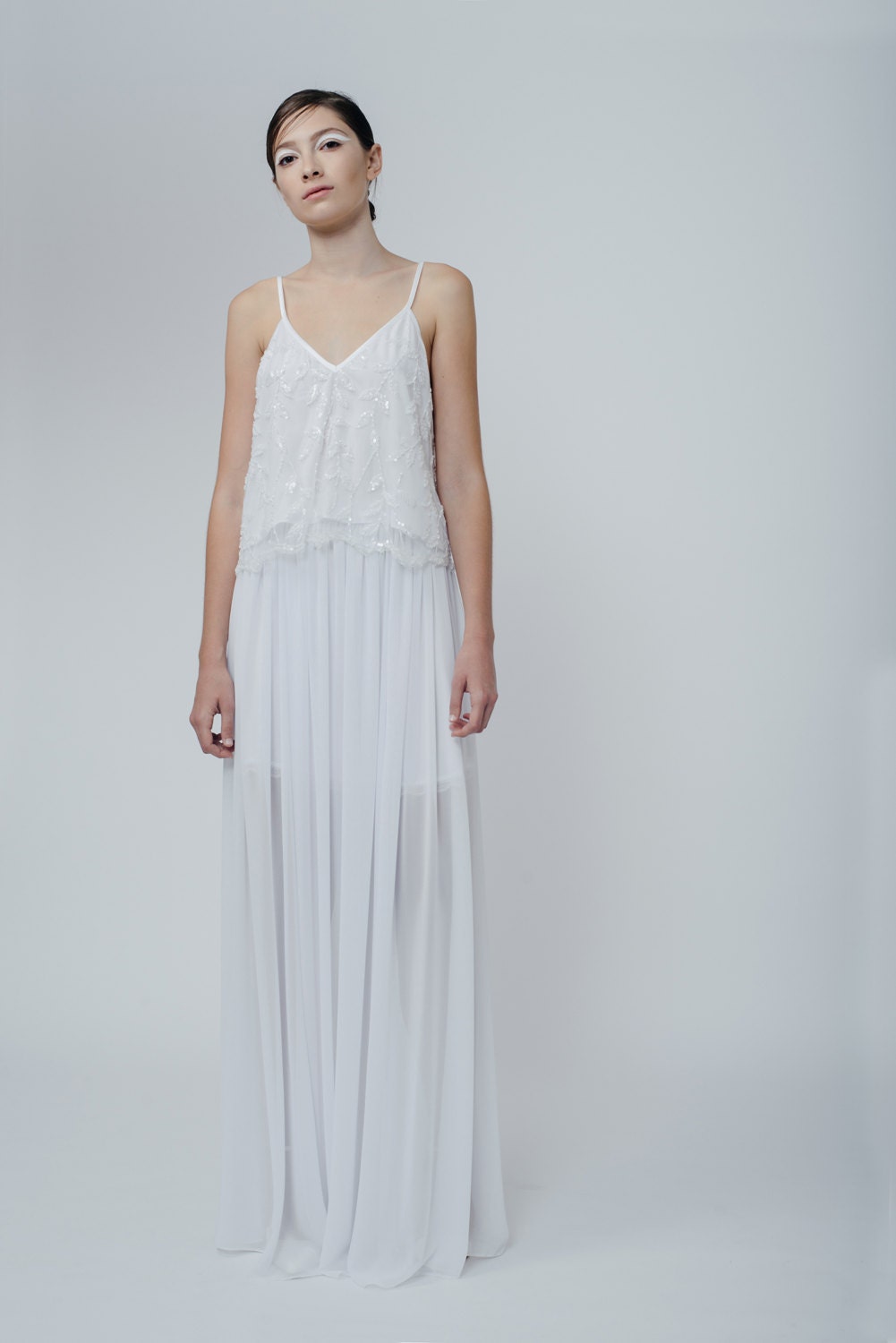 chiffon wedding skirt