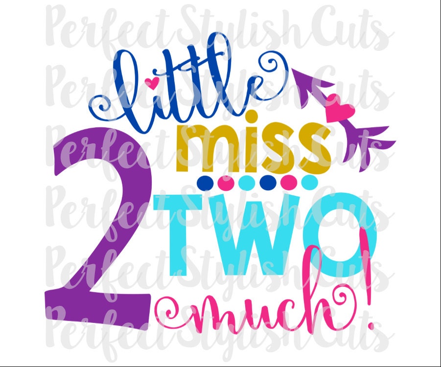 Download Little Miss Two-Much SVG DXF EPS png Files for Cutting