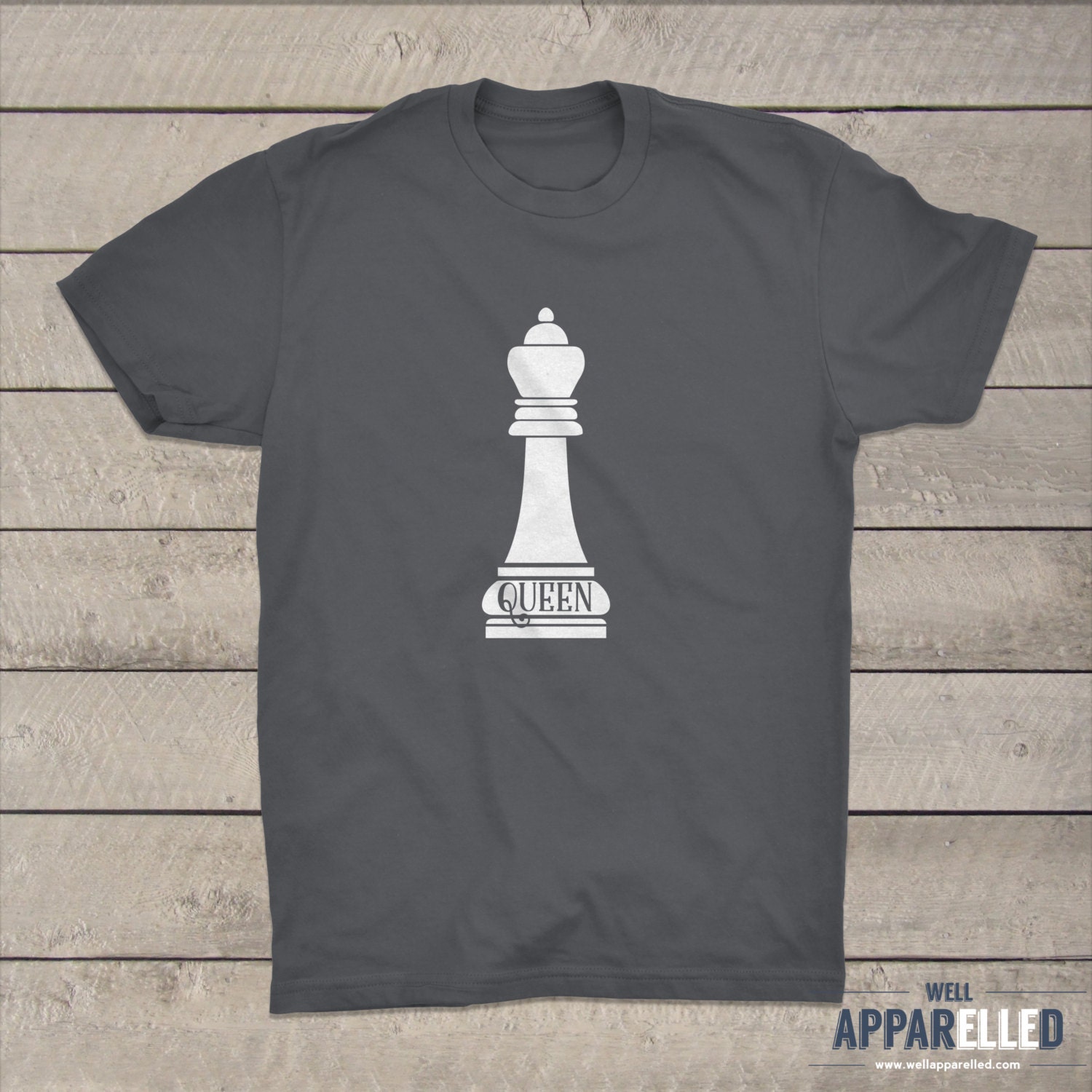 Queen Chess Piece Couples Tee Shirt T-shirt Tshirt Mr