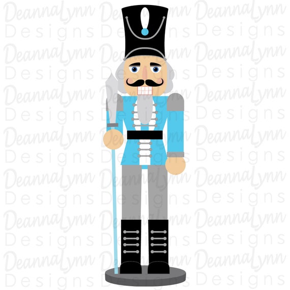 Blue Nutcracker svg png pdf jpg 300dpi