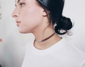 Skinny Nude Velvet Choker