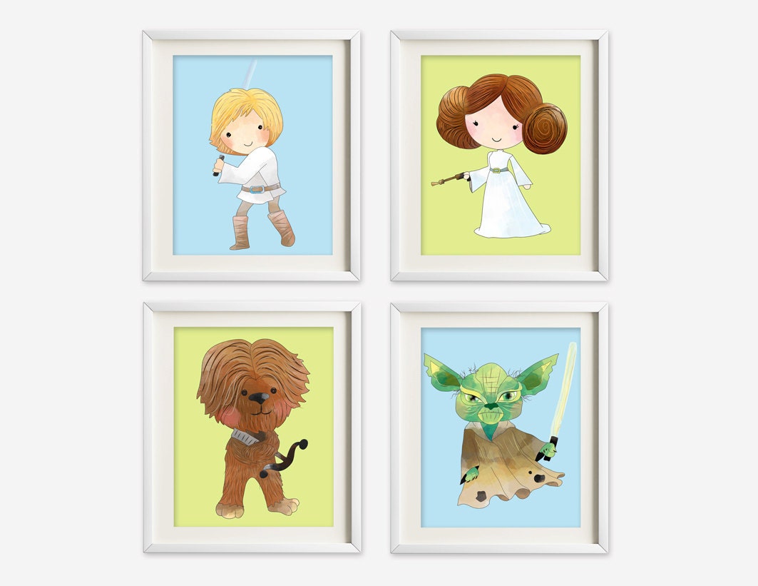 Star Wars wall art star wars nursery art kids wall art