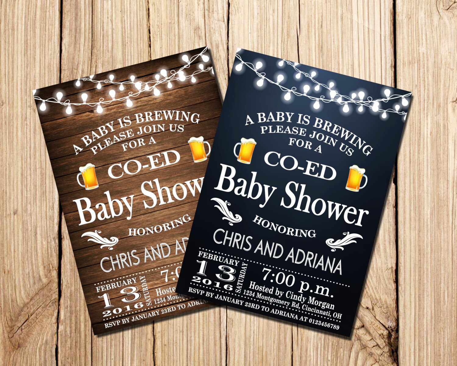 A Baby Is Brewing Baby Shower Invitations 6