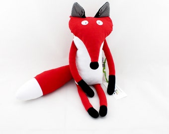 Renard Jouet Peluche Doudou fait main