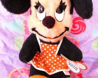 vintage minnie mouse plush toy